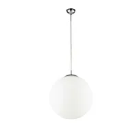 suspension fan europe lampd globe suspension plafonnier blanc 45x51cm