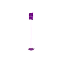 lampadaire tosel 50468 lampadaire droit métal violet l 28 p 28 h 175 cm ampoule e27