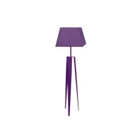 lampadaire tosel 50639 lampadaire trépied métal violet l 40 p 40 h 150 cm ampoule e27
