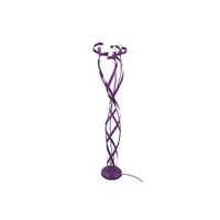 lampadaire tosel 50872 lampadaire multi bras métal violet l 40 p 40 h 150 cm ampoules e14