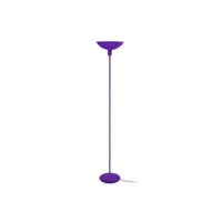lampadaire tosel 50743 lampadaire droit métal violet l 30 p 30 h 165 cm ampoule e27