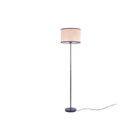 lampadaire lumisky lampadaire salon sergio beige fibre naturelle h162cm