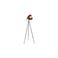 lampadaire delamaison ilp3404010 lampadaire, métal, e27, 60 w, noir / cuivré