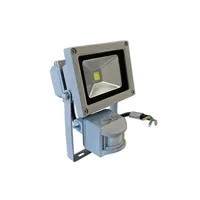 lampe baladeuse silverline projecteur led cob 10 watts detecteur pir exterieur etanche ip65 -