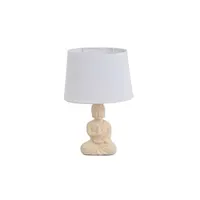 lampe céramique bouddha beige 34 cm