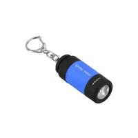 lampe de poche (standard) generique patikil 2.1 mini rechargeable led porte-clés lampe poche, edc torche, lumière bleu