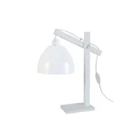 lampe de bureau tosel 90213 lampe de bureau articulé bois blanc l 27 p 27 h 50 cm ampoule e14