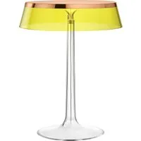 flos lampe de table bon jour - jaune - cuivre