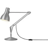 anglepoise type 75™ - lampe de bureau - aluminium brossé - avec pied - led