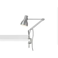 anglepoise type 75™ - lampe de bureau - aluminium brossé - avec barrette de table - led