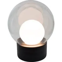 pulpo lampe de sol boule medium  - transparent/ blanc/ noir - noir
