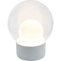 pulpo lampe de sol boule medium  - transparent/ blanc/ noir - blanc