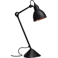 dcwéditions lampe de table lampe gras n°205 - noir - noir/ cuivre - rond