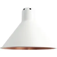 dcwéditions lampe de table lampe gras n°205 - noir - blanc / cuivre - conique