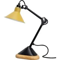 dcwéditions lampe de table lampe gras n°207 - noir - jaune - conique