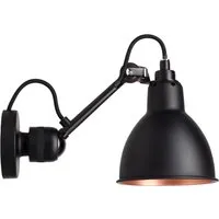 dcwéditions applique lampe gras n°304 noire - noir/ cuivre - rond
