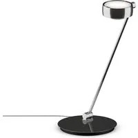 occhio lampe de table sento tavolo led  - chrome brillant - droite - sans occhio air - 60 cm - e