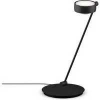 occhio lampe de table sento tavolo led  - 80 cm - e - noir mat - gauche - avec occhio air