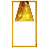 kartell lampe de table light air - ambre