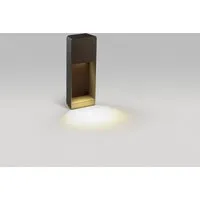 marset lampe lab 35 d'extérieur - gris graphite-marron - lampadaire