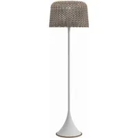 gloster lampadaire ambient mesh - blanc - 176 cm