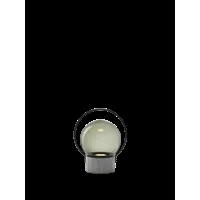 brokis lampe sur batterie sfera portable small - gris fumé - gris - revêtement par poudre noir