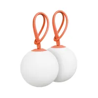 fatboy set de 2 lampes bolleke - tangerine