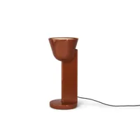 flos lampe de table céramique - rouge rouille - haut