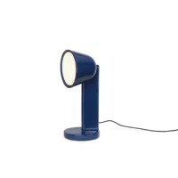 flos lampe de table céramique - bleu marine - côté