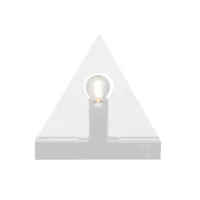 lampe de table triangle - eoa noire