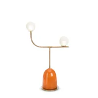 lampe de table pins orange par la récréation & p. angelo orecchioni pour marioni