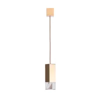 lampe à suspension en laiton lamp/one de formaminima