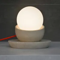 lampe de bureau en pierre luna par hi. project pour brillamenti