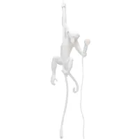 seletti lampe murale monkey - blanc