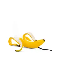seletti lampe banana en verre - jaune