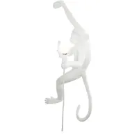 seletti lampe monkey - blanc