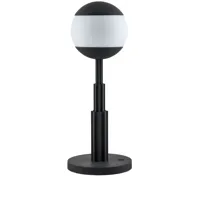 alessi lampe de table à design circulaire - noir