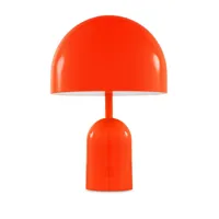 tom dixon lampe de table bell led portable (28cm x 19cm) - orange