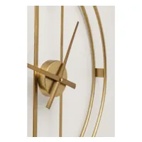 horloge murale clip dorée kare design diamètre - 60cm