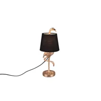 lampe de table art déco or et noir - koen