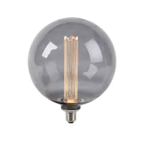 lampe led e27 dimmable g200 fumée 3.5w 55 lm 1800k