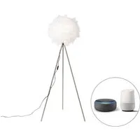 lampadaire romantique intelligent blanc avec wifi a60 - plume