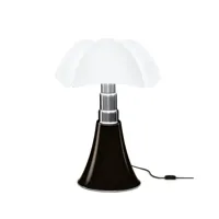 minipipistrello lampe de table dimmable marron foncé - martinelli luce