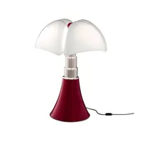 minipipistrello lampe de table dimmable rouge pourpre - martinelli luce