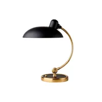 kaiser idell lampe de table 6631t luksus noir/laiton - fritz hansen