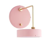 petite machine applique murale light pink - made by hand
