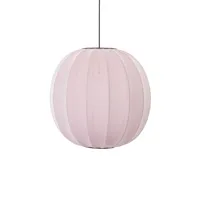 knit-wit 60 suspension rond light pink - made by hand