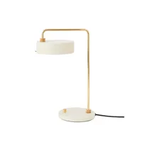 petite machine lampe de table oyster white - made by hand