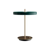 asteria lampe de table forest green - umage