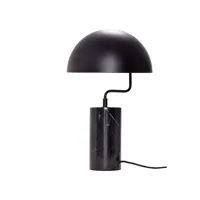 lampe de table black/marble - hübsch